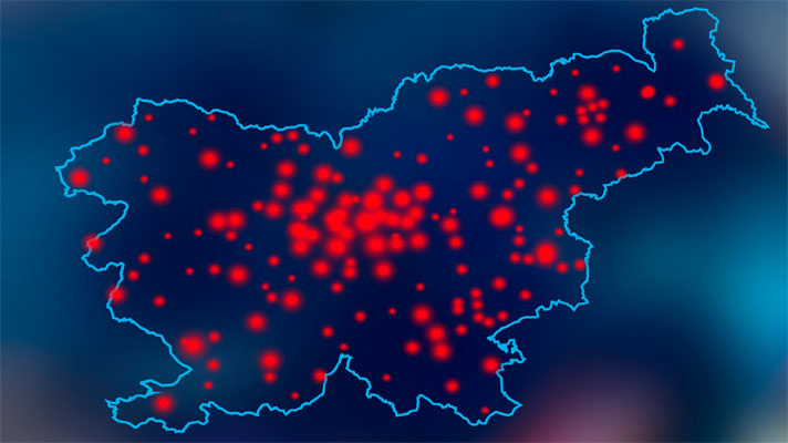 Ključne lokacije po Sloveniji