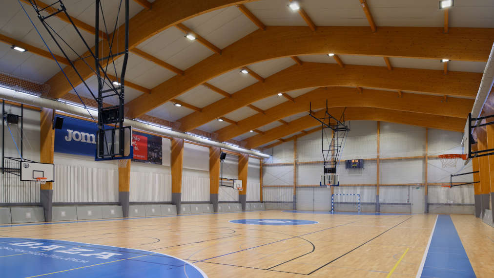 Športna dvorana v športnem centru Squashland