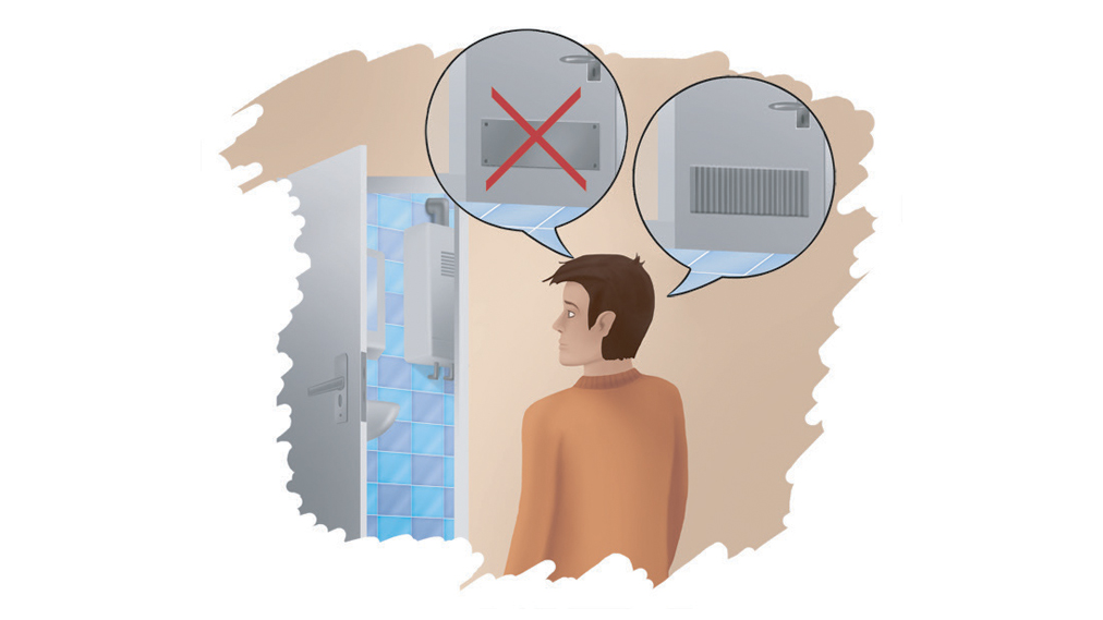 ustrezen pretok zraka