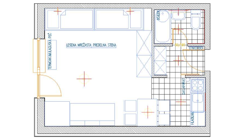 Apartma za 6 oseb - tloris