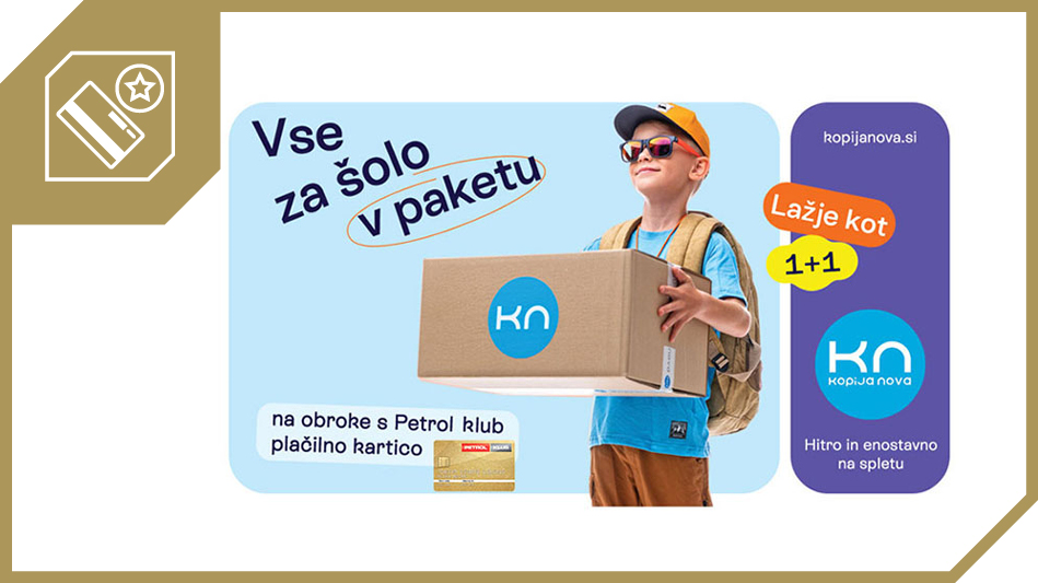 Vse za šolo v paketu. Na obroke s Petrol klubom!